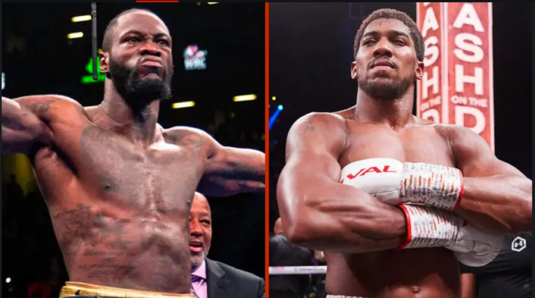 Anthony Joshua and Deontay Wilder