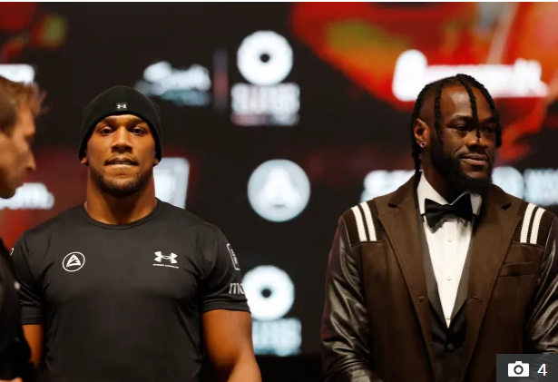 Anthony Joshua and Deontay Wilder