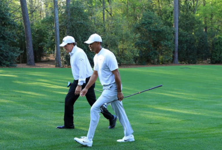 Tiger Woods and Phil Mickelson